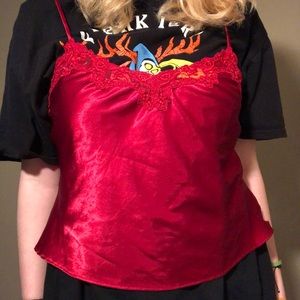 Victoria’s Secret Red Lingerie Top